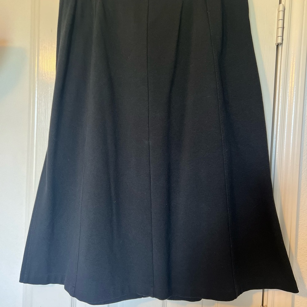 Talbots Woman Petites Size 1X Black Skirt